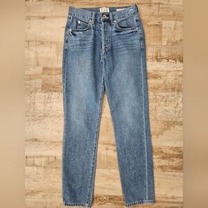 EVE Denim The Silver Bullett 100% Cotton Button Fly Blue Jeans 25
